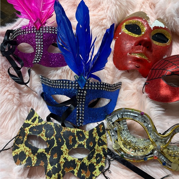 Colorful Masquerade Mask Collection - Picture 2 of 3